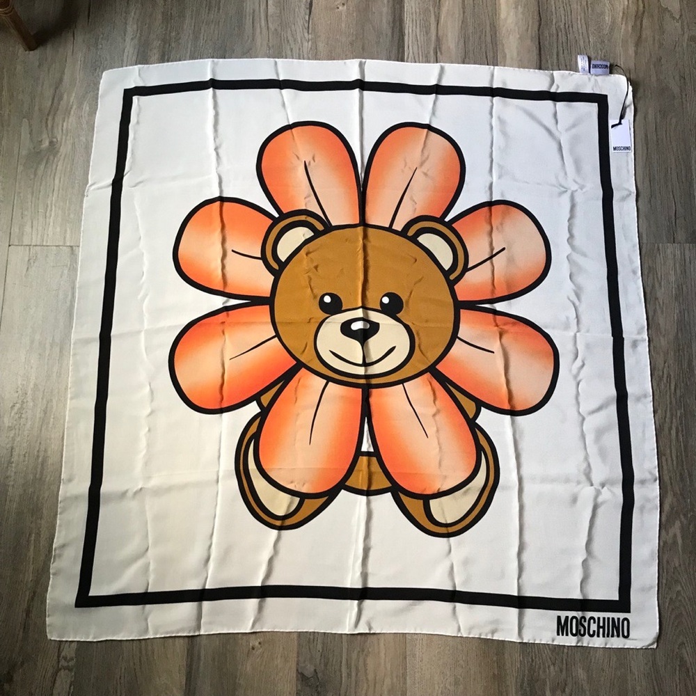 MOSCHINO LARIOSETA Silk Scarf